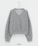 Chimti Brushed V-Neck Fleece Sweatshirt