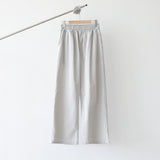 WIT LINEN COTTON WIDE PANTS
