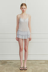 MERMAID MINI DRESS light blue