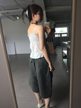 Wheel Cargo Bermuda Pants (3color)