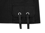 TINA BUCKLE CARGO SKIRT black