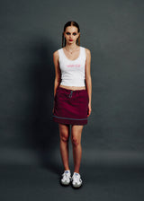 METAL LOGO TOP WHITE