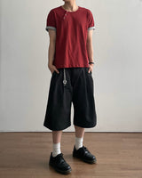 Ease Herringbone Bermuda Denim Pants