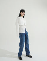 [SET] Bolero Shirt + Strap Sleeveless Top
