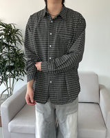 ミカウォッシングチェックシャツ