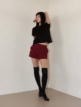 STRIPE JERSEY SHORTS (RED)
