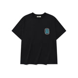 ファジーハーフTシャツ / Black