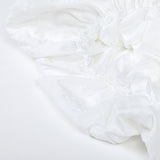 Flower-filled balloon skirt (WHITE)