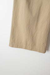 Wide two tuck pants (Beige)