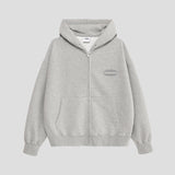 フォントレスステッチロゴジップフーディー