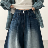 Meli Pintuck Denim Bermuda Shorts [Short & Long Selection*]
