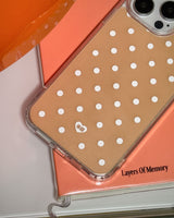 DOT JELLY Gel Hard Slim Phone Case - Orange