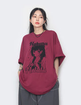 マタタプリントボックスショートスリーブTシャツ