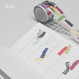 Washi Paper Silver Foil Tape Kiss Cut Tape