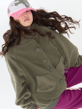 Fleece Cloud Jacket Khaki