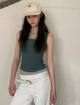 [ORIGINAL] Cain Layered Ribbed Sleeveless
