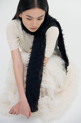 Tassel Ribbon Layer Scarf_2 colors
