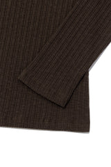ミンキーオフショルダーTシャツ (Brown)