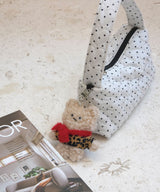 One Handle Mini Bag_ Petit Dot White