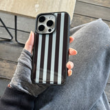 [MADE] Bold stripe case skyblue