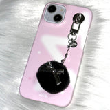 [made] brush star pink phone case (hard)