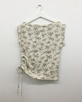 Rosie Shirring Short Sleeve (2color)