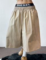 Miti Hip Patch Balloon Cotton Bermuda Shorts 3color
