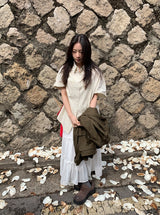 Dazney レースフリルロングスカート