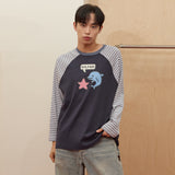 Pixel Star Dolphin Long Sleeve T-shirt