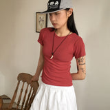 ロバック ベーシック ラウンド 半袖 Tシャツ