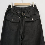 Dobby Stripe Denim Pants