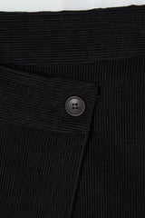 Early corduroy mini skirt_black