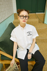 Let’s Keep Our Youth White Work Short-Sleeved Shirt [Unisex]