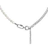 [1136] Eve Pearl Chain Necklace