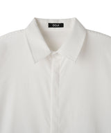 [DOJINOI] MUTE CROP SHIRTS WHITE
