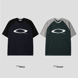 オーバーサイズフィットラグランカジュアル半袖Tシャツ
