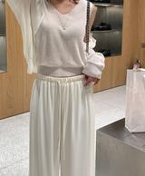 Ander Charrr Ice Banding Wide Pants / 2 colors