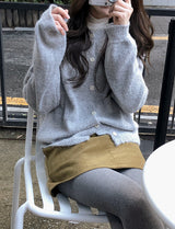 #PN Soft Loose Round Knit Cardigan (4color)