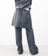 Merci pleated skirt layered pants
