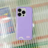【MADE】Card Pocket glossy hard Phone case( 2 pastel colors)