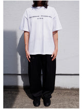 Reverse Logo T-Shirt / White