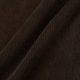 Stranger Regular Fit Corduroy Bomber Jacket (Brown)