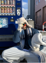 フレンダーエイクチェックビッグマフラー