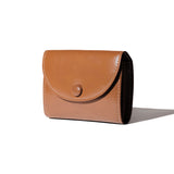 DOT TWO POCKET Coin & Card Wallets cognac wood