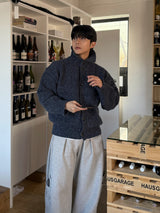 Eden high neck knit cardigan
