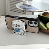 [magsafe] puppy food glass case