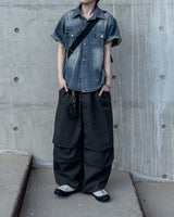 Weather Half Denim Jacket