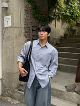 DB balloon wide denim pants