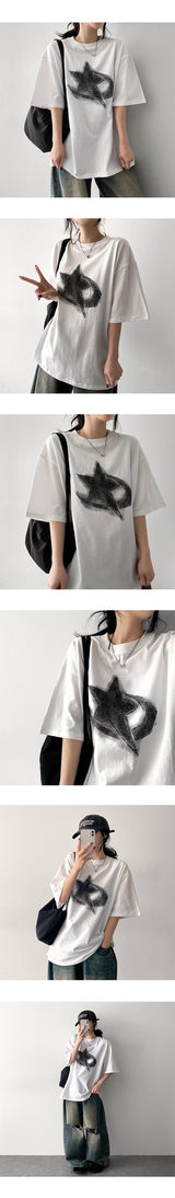 ライトボクシースター半袖Tシャツ