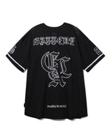 GOTHIC SYMBOL BASEBALL JERSEY JACKET_BK